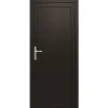 Porte De Service<Porte de service pvc pleine gris anthracite ext. et blanc int. 90 x h.205 cm poussant droit