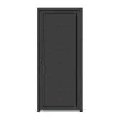 Porte De Service<Porte de service pvc pleine gris anthracite ext. et blanc int. 90 x h.205 cm poussant droit