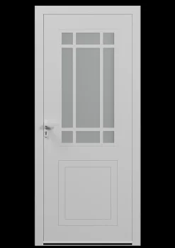 4ALU Porte D'Entrée<Porte d'entrée alu blanc Betina H.215 x l.90 cm poussant droit
