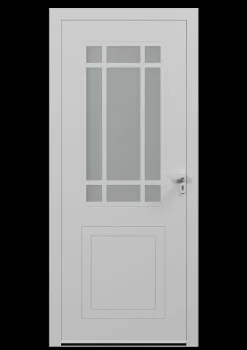 4ALU Porte D'Entrée<Porte d'entrée alu blanc Betina H.215 x l.90 cm poussant gauche