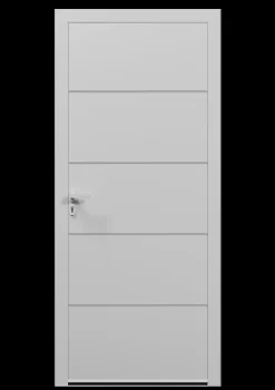 4ALU Porte D'Entrée<Porte d'entrée alu blanc Madryn H.215 x l.90 cm poussant droit