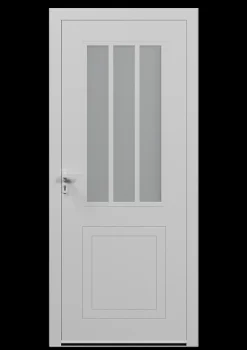 4ALU Porte D'Entrée<Porte d'entrée alu blanc Sestri H.215 x l.90 cm poussant droit