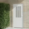 4ALU Porte d'entrée alu blanc Sestri H.215 x l.90 cm poussant gauche- Porte D'Entrée