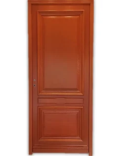 Gd Menuiseries Porte D'Entrée<Porte D'entrée Bois Pleine Safran, H.215xl.90 Côte Tableau P.droit, Poignee, Barillet
