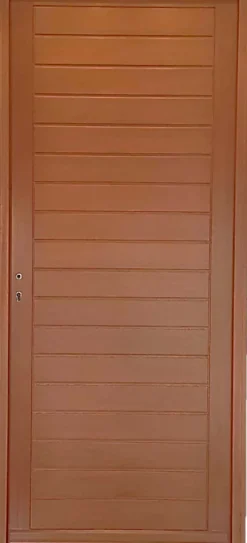 Gd Menuiseries Porte D'entrée Bois Pleine Laura, H.215xl.90 Côte Tableau P.droit- Porte D'Entrée