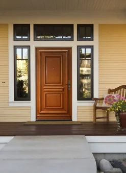 Gd Menuiseries Porte D'Entrée<Porte D'entrée Bois Pleine Tahi 1, H.215xl.90 Côte Tableau P. Gauche