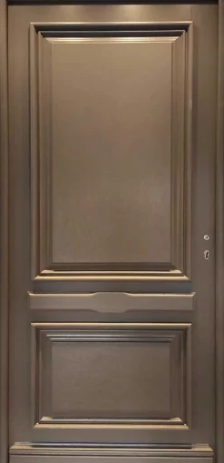 Gd Menuiseries Porte D'entrée Bois Pleine Cassy Gris Ral 7039, H.215xl.90 Côte Tableau P. Gauche- Porte D'Entrée