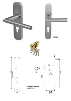 Gd Menuiseries Porte D'entrée Bois Vitrée Ady, Vert Ral7002,, H.215xl.90 Côte Tableau P.droit Poignée, Barillet- Porte D'Entrée