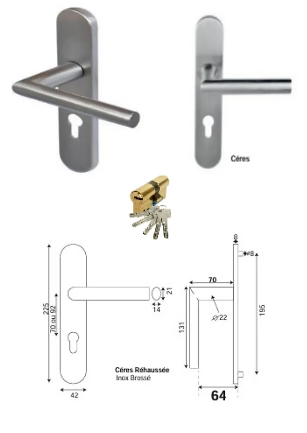 Gd Menuiseries Porte D'entrée Bois Vitrée Ady, Vert Ral7002,, H.215xl.90 Côte Tableau P.droit Poignée, Barillet- Porte D'Entrée