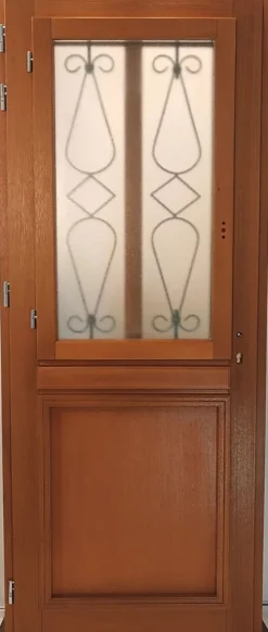 Gd Menuiseries Porte D'Entrée<Porte D'entrée Bois Vitrée Baya, H,200xl,80 Côte Tableau P.droit