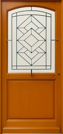 Gd Menuiseries Porte D'entrée Bois Vitrée, Elioth, H.215xl.90 Côte Tableau P. Gauche- Porte D'Entrée