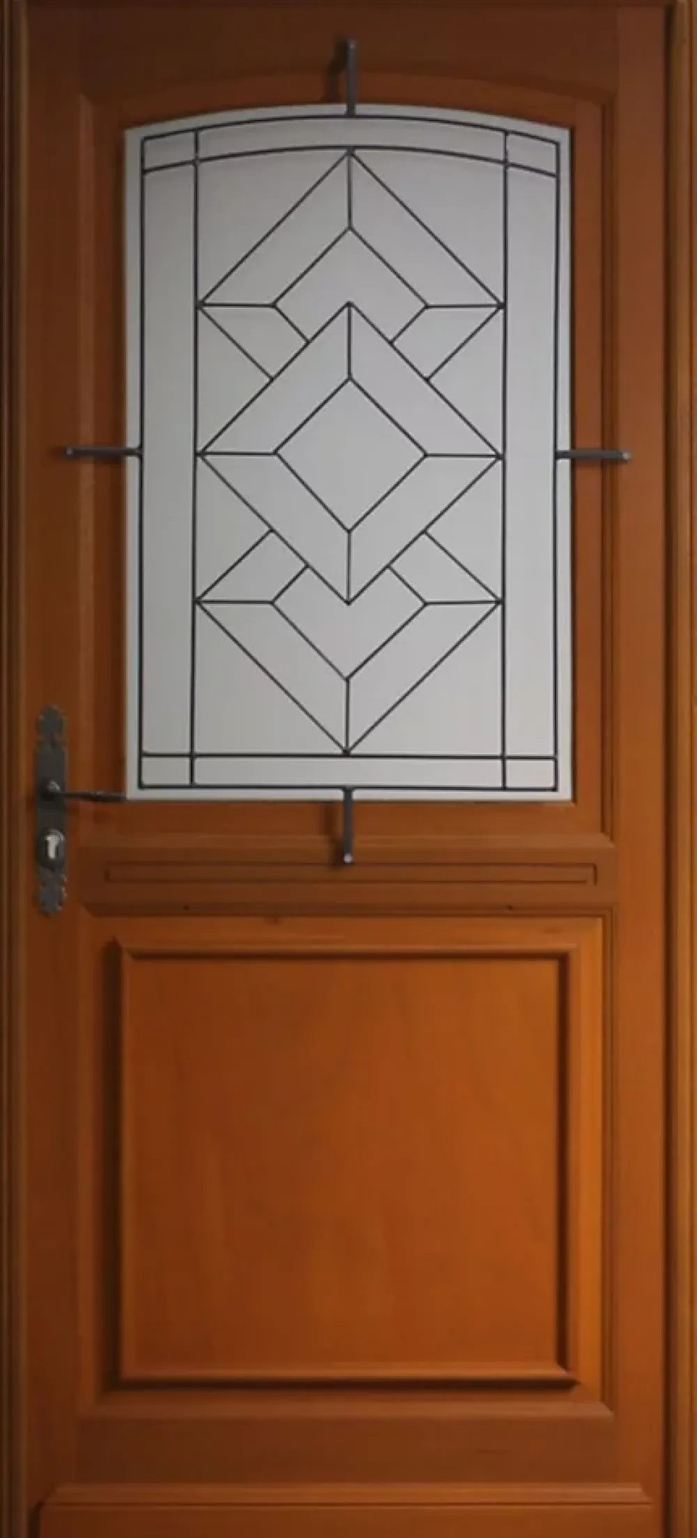 Gd Menuiseries Porte D'Entrée<Porte D'entrée Bois Vitrée Elma, H.215xl.90 Côte Tableau, P.droit