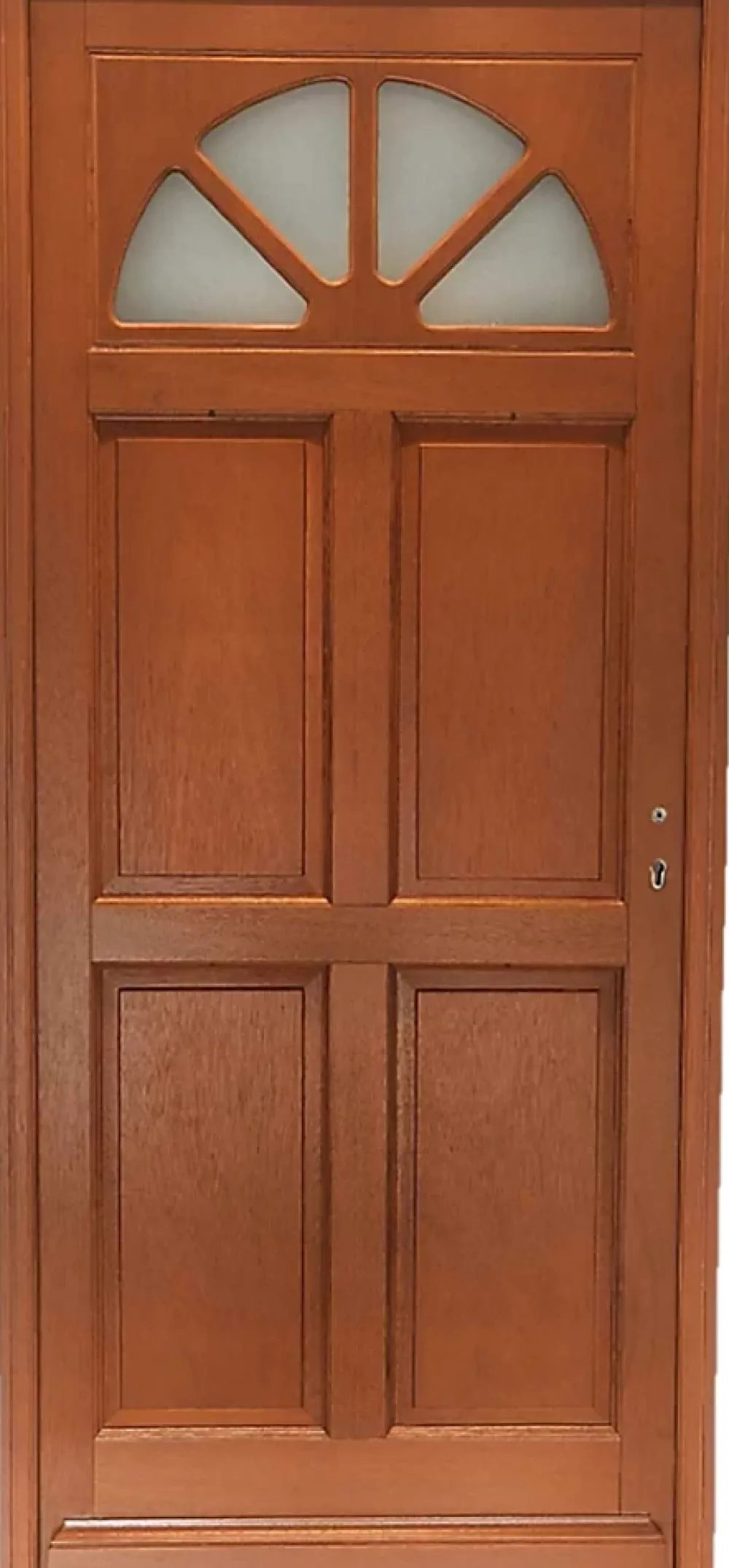 Gd Menuiseries Porte D'entrée Bois Vitrée Ferji, H.215xl.90 Côte Tableau P.gauche- Porte D'Entrée