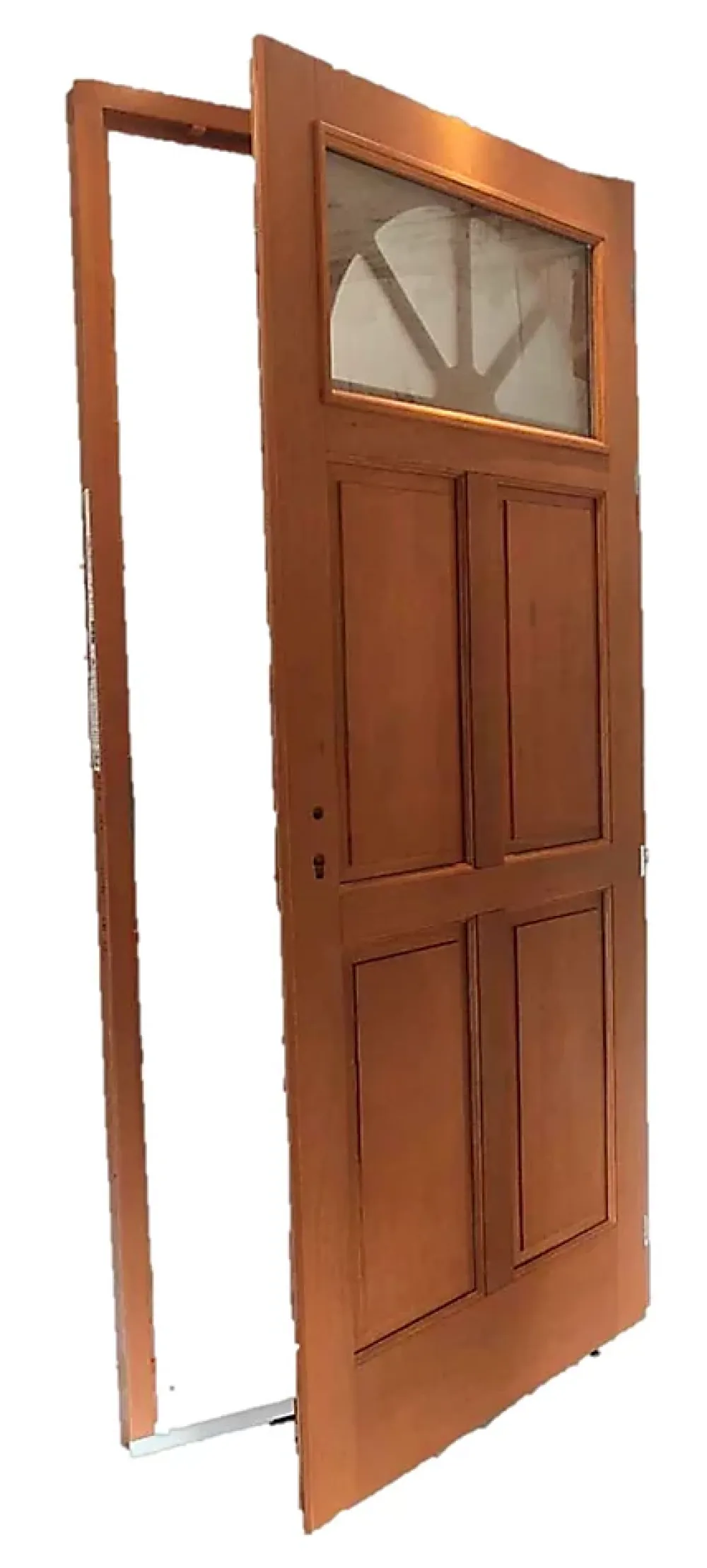 Gd Menuiseries Porte D'entrée Bois Vitrée Ferji, H.215xl.90 Côte Tableau P.gauche- Porte D'Entrée