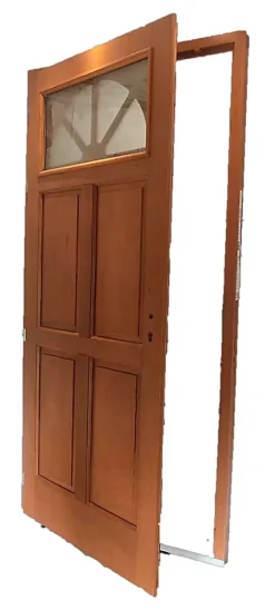 Gd Menuiseries Porte D'Entrée<Porte D'entrée Bois Vitrée Ferji, H.215xl.90 Côte Tableau, P.droit