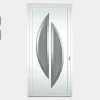 3 in 1 Porte d'entrée en PVC AP1400 BELLA Blanc RAL 9016 (L.:900mm x H.:2150mm)- Porte D'Entrée