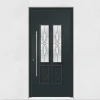 3 in 1 Porte d'entrée en aluminium TRADITIONAL DESIGN 5022-1110-9 RAL 7016 Ep.55mm (L.:850mm x H.: 2000mm)- Porte D'Entrée
