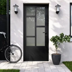 Fortia Porte D'Entrée<Porte d'entrée acier Kribi 96 x h.218 cm poussant gauche
