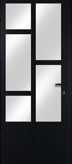 Fortia Porte D'Entrée<Porte d'entrée acier Kribi 96 x h.218 cm poussant droit