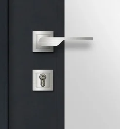 Fortia Porte D'Entrée<Porte d'entrée acier gris RAL 7016 Jesolo 96 x h.218 cm poussant gauche