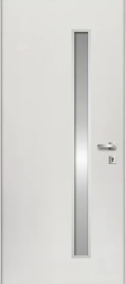 Fortia Porte D'Entrée<Porte d'entrée acier blanc RAL 9003 Pasni 96 x h.218 cm poussant gauche