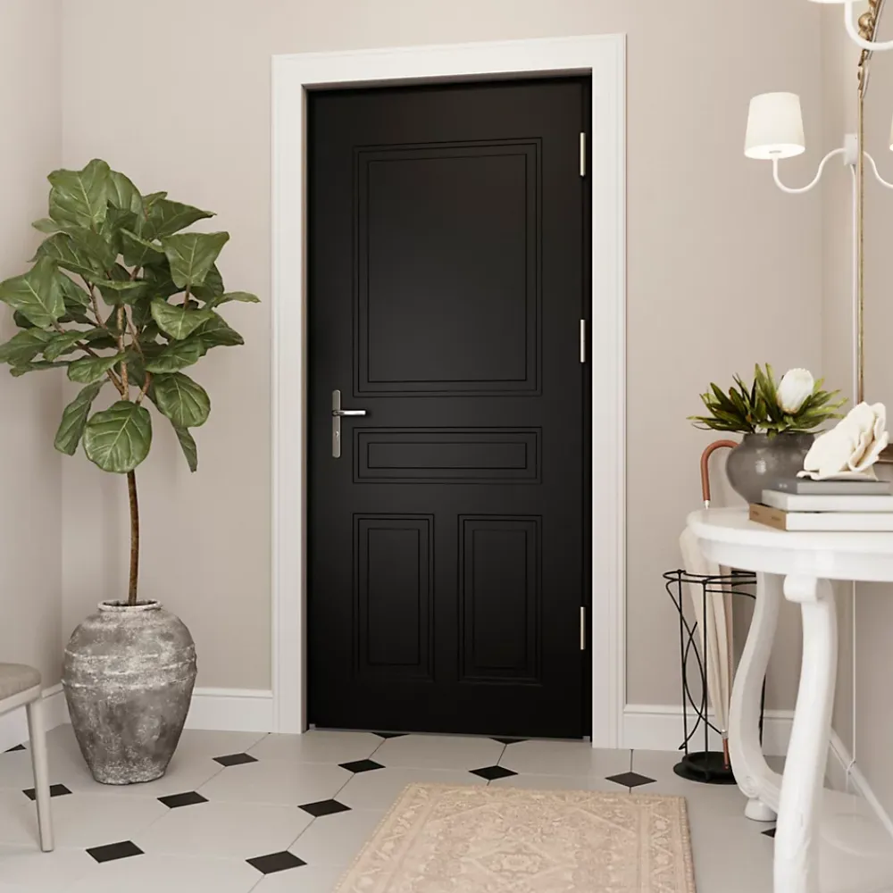Fortia Porte d'entrée acier Mamaia 96 x h.218 cm poussant droit- Porte D'Entrée