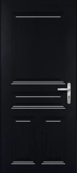 Fortia Porte d'entrée acier Mamaia 96 x h.218 cm poussant gauche- Porte D'Entrée