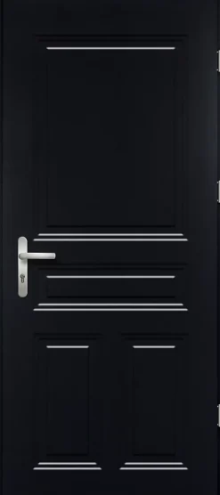 Fortia Porte d'entrée acier Mamaia 96 x h.218 cm poussant gauche- Porte D'Entrée