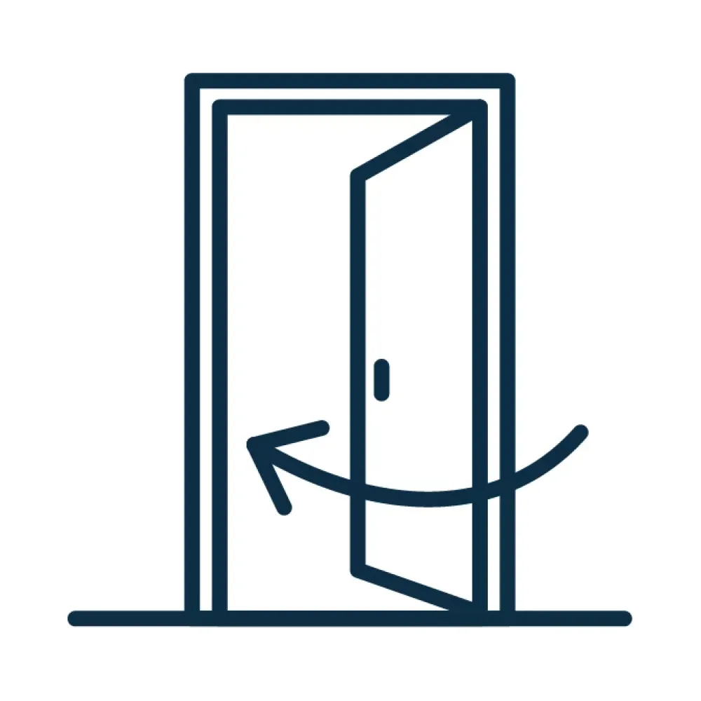 Fortia Porte D'Entrée<Porte d'entrée acier gris RAL 7016 Pasni 96 x h.218 cm poussant droit
