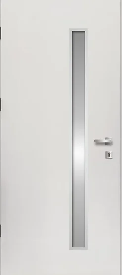 Fortia Porte D'Entrée<Porte d'entrée acier blanc RAL 9003 Pasni 96 x h.218 cm poussant droit