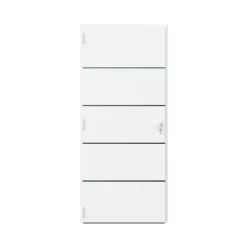 Fortia Porte D'Entrée<Porte d'entrée alu blanc RAL 9003 Cecina 96 x h.218 cm poussant droit
