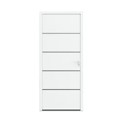 Fortia Porte D'Entrée<Porte d'entrée alu blanc RAL 9003 Cecina 96 x h.218 cm poussant gauche
