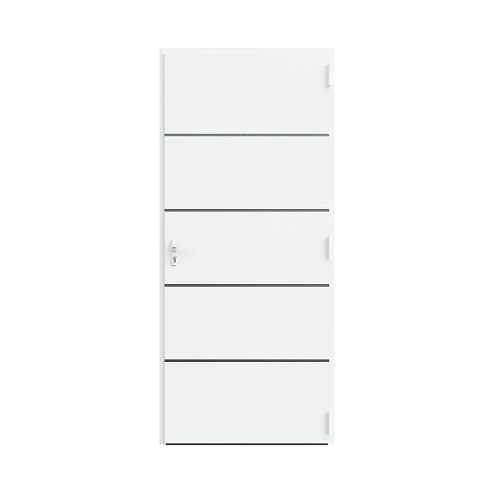 Fortia Porte D'Entrée<Porte d'entrée alu blanc RAL 9003 Cecina 96 x h.218 cm poussant gauche