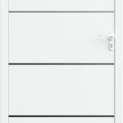 Fortia Porte D'Entrée<Porte d'entrée alu blanc RAL 9003 Cecina 96 x h.218 cm poussant gauche