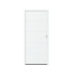 Fortia Porte D'Entrée<Porte d'entrée alu blanc RAL 9003 Madryn 96 x h.218 cm poussant gauche