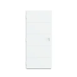 Fortia Porte D'Entrée<Porte d'entrée alu blanc RAL 9003 Madryn 96 x h.218 cm poussant gauche