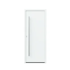 Fortia Porte D'Entrée<Porte d'entrée alu blanc RAL 9003 Kapas 96 x h.218 cm poussant droit