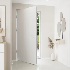 Fortia Porte D'Entrée<Porte d'entrée alu blanc RAL 9003 Kapas 96 x h.218 cm poussant droit