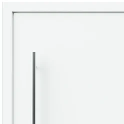 Fortia Porte D'Entrée<Porte d'entrée alu blanc RAL 9003 Kapas 96 x h.218 cm poussant droit