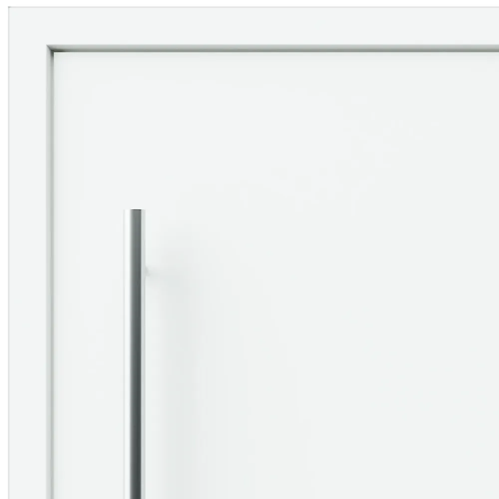Fortia Porte D'Entrée<Porte d'entrée alu blanc RAL 9003 Kapas 96 x h.218 cm poussant droit