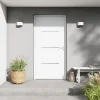 Fortia Porte D'Entrée<Porte d'entrée alu blanc RAL 9003 Leme 96 x h.218 cm poussant gauche