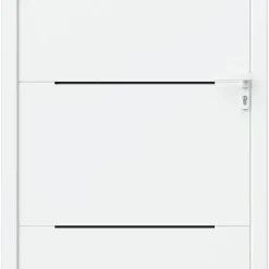 Fortia Porte D'Entrée<Porte d'entrée alu blanc RAL 9003 Leme 96 x h.218 cm poussant gauche