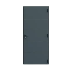 Fortia Porte D'Entrée<Porte d'entrée alu gris RAL 7021 Cecina 96 x h.218 cm poussant gauche