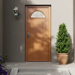 Fortia Porte D'Entrée<Porte d'entrée bois Anaklia 98 x h.218 cm poussant droit