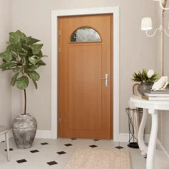 Fortia Porte D'Entrée<Porte d'entrée bois Anaklia 98 x h.218 cm poussant droit