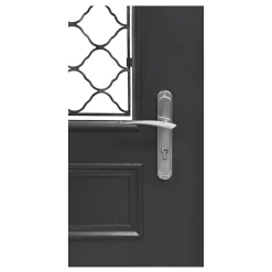Fortia Porte d'entrée bois Bolata 98 x h.218 cm poussant gauche- Porte D'Entrée