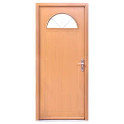 Fortia Porte d'entrée bois Anaklia 98 x h.218 cm poussant gauche- Porte D'Entrée