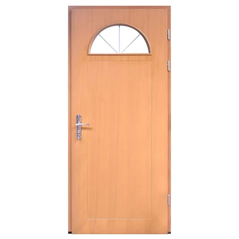 Fortia Porte d'entrée bois Anaklia 98 x h.218 cm poussant gauche- Porte D'Entrée