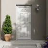 Fortia Porte D'Entrée<Porte d'entrée pvc blanc RAL 9003 Lorne 97 x h.219 cm poussant gauche