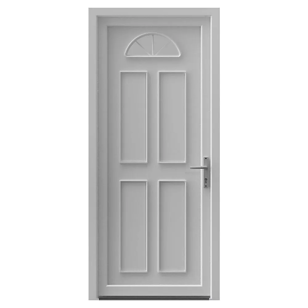 Fortia Porte D'Entrée<Porte d'entrée pvc blanc RAL 9003 Lorne 97 x h.219 cm poussant gauche